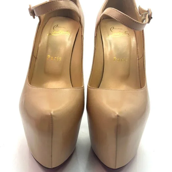 🌷❤️🔥FINAL SALE 🔥 FINAL PRICE🌷💥Christian Louboutin Lady Daf 160 Heels 37 - Picture 5 of 9